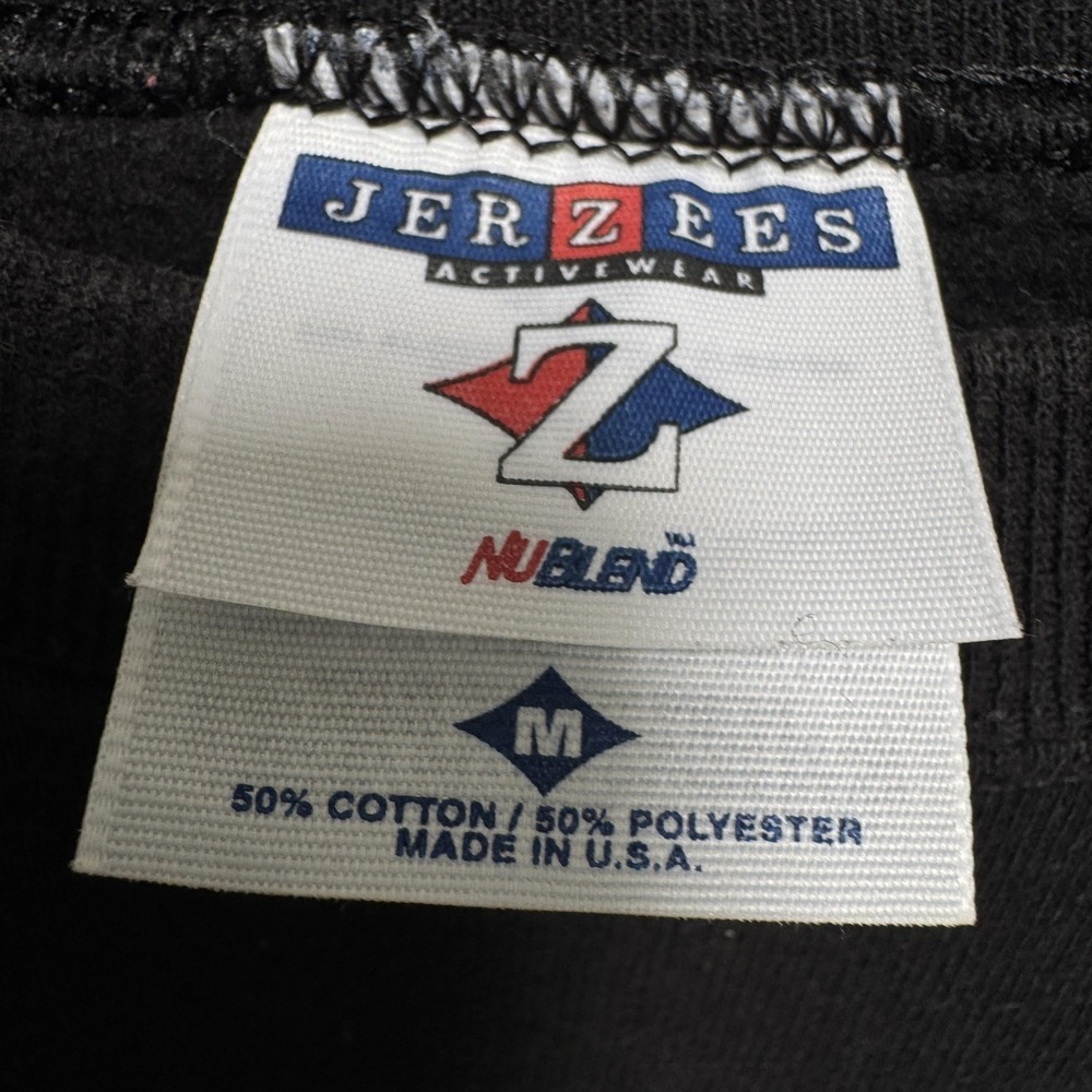 Jerzees Sweatshirt Mens Medium Black Pullover Fleece I Toot Da Flute Funny Music - Picture 4 of 7